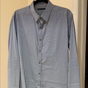 Theory Gray Men's Dress Shirt